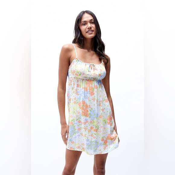 Billabong Feelin Blue Mini Dress Womens Size M -NWT - Picture 1 of 5